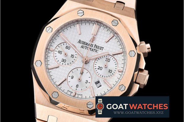 Audemars Piguet - Royal Oak Chronograph 26320ST RG/RG White JHF A7750