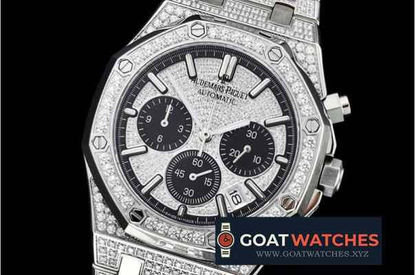 Audemars Piguet - Royal Oak Chrono 26320ST Diams SS/SS Ice Bling VK Qtz