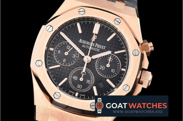 Audemars Piguet - Royal Oak Chronograph 26320ST RG/LE Black JHF A7750