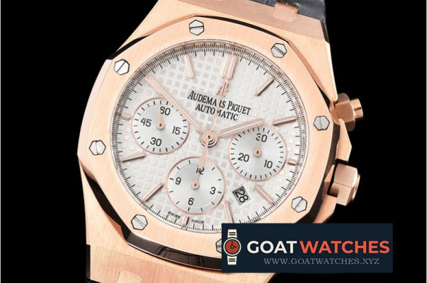 Audemars Piguet - Royal Oak Chronograph 26320ST RG/LE White JHF A7750