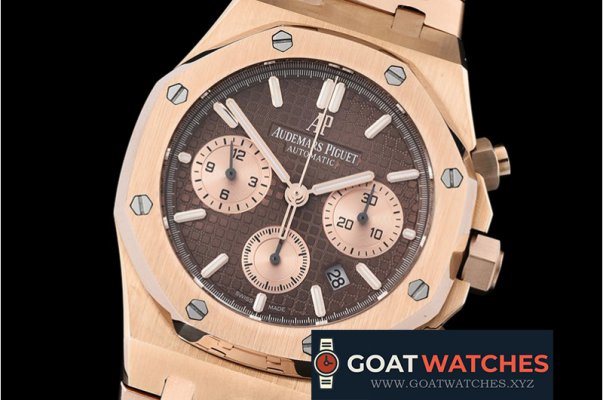 Audemars Piguet - Royal Oak Chronograph 26320ST RG/RG Brown JHF A7750