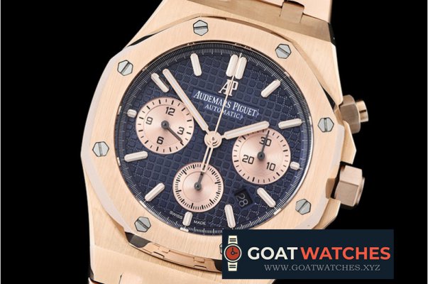 Audemars Piguet - Royal Oak Chronograph 26320ST RG/RG Blue/RG JHF A7750