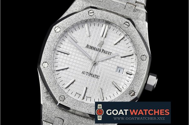 Audemars Piguet - Royal Oak Jumbo 15400 Frosted SS/SS White Asia 21J Mod