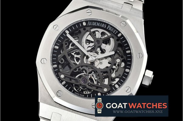 Audemars Piguet - Royal Oak Tourb Extra Thin Openw SS/SS Skele Asia HW