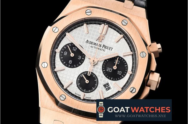 Audemars Piguet - Royal Oak Chronograph 26320ST RG/LE Wht/Blk JHF A7750