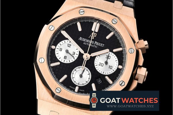 Audemars Piguet - Royal Oak Chronograph 26320ST RG/LE Blk/Wht JHF A7750