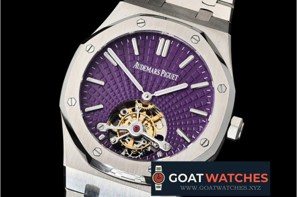 Audemars Piguet - Royal Oak Tourbillon SS/SS Purple Flying Tourbillon