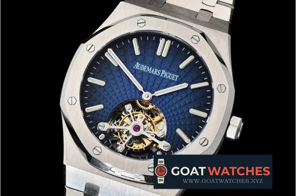 Audemars Piguet - Royal Oak Tourbillon SS/SS Grad.Blue Flying Tourbillon