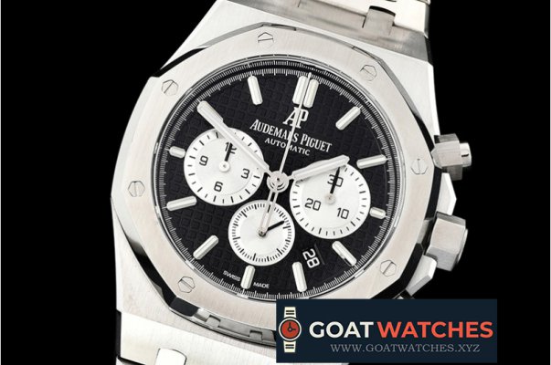 Audemars Piguet - Royal Oak Chronograph 26331ST SS/SS Blk/Wht OMF A7750