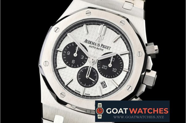 Audemars Piguet - Royal Oak Chronograph 26331ST SS/SS Wht/Blk OMF A7750