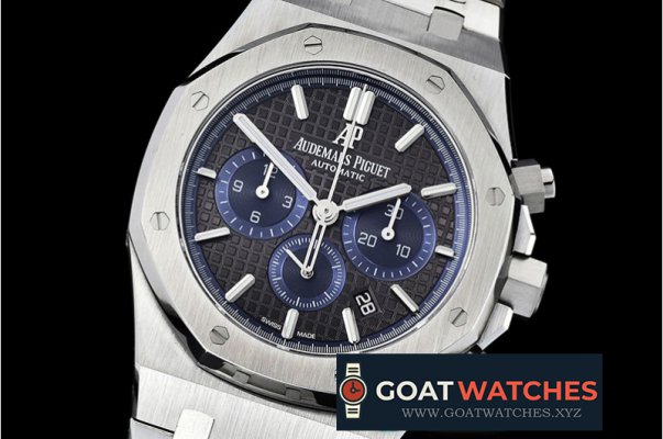 Audemars Piguet - Royal Oak Chronograph 26331ST SS/SS Grey/Blue OMF A7750