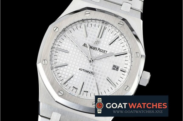 Audemars Piguet - Royal Oak 15400 SS/SS White OMF 1:1 MY9015 Mod 3120