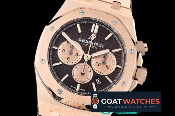 Audemars Piguet - Royal Oak Chronograph 26331ST RG/RG Brown OMF A7750