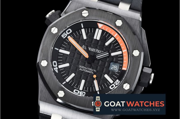 Audemars Piguet - Royal Oak Diver 15707 CER/RU Black JF Ult 1:1 MY9015 Mod