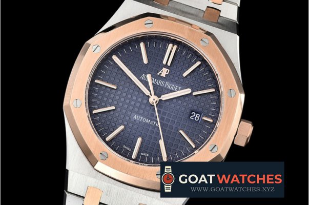 Audemars Piguet - Royal Oak 15400 RG/SS Blue OMF 1:1 MY9015 Mod 3120