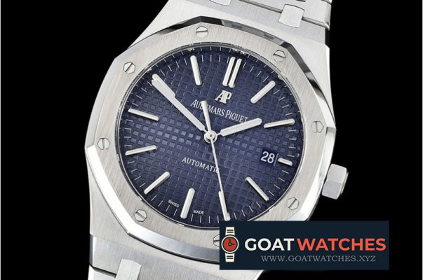 Audemars Piguet - Royal Oak 15400 SS/SS Blue OMF 1:1 MY9015 Mod 3120