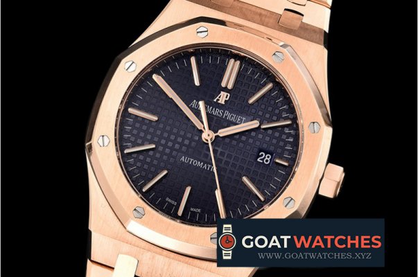 Audemars Piguet - Royal Oak 15400 RG/RG Blue OMF MY9015 Mod 3120