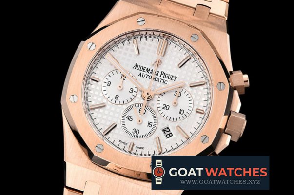 Audemars Piguet - Royal Oak Chronograph 26331ST RG/RG F.Wht OMF A7750