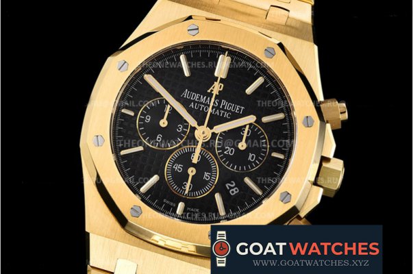 Audemars Piguet - Royal Oak Chronograph 26331ST YG/YG Black OMF A7750