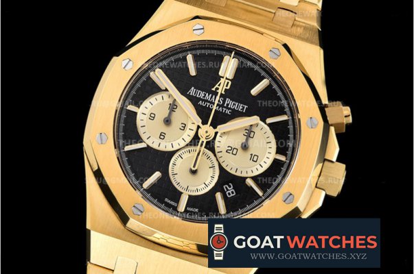 Audemars Piguet - Royal Oak Chronograph 26331ST YG/YG Blk/Gold OMF A7750