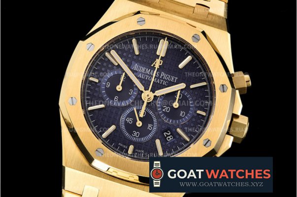 Audemars Piguet - Royal Oak Chronograph 26331ST YG/YG Blue OMF A7750