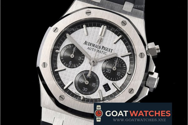 Audemars Piguet - Royal Oak Chronograph 26331ST SS/RU Wht/Blk A7750