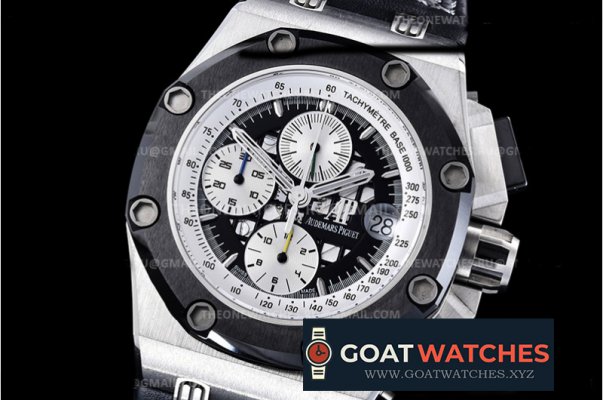 Audemars Piguet - Ruben Barichello II CER/SS/LE Blk JF V2 A7750 Secs @12