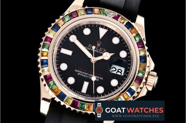 Rolex - YachtMaster 40 116695SATS RG/RU Black Noob Asia 2836