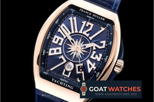 Franck Muller - Vanguard Mens V45 RG/LE/RU Blue ABF A2824