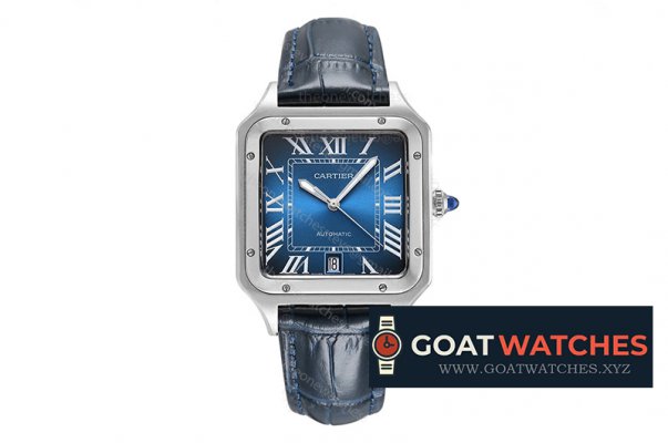 Cartier - Santos-Dumont Blue 46MM V2 SS/LE Blue TWF Miyota 9015 Mod