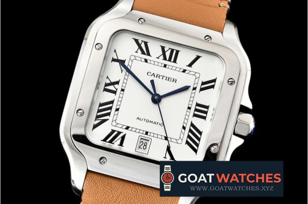 Cartier - Santos De Cartier 2018 Mens XL SS/LE Wht KOR MY9015