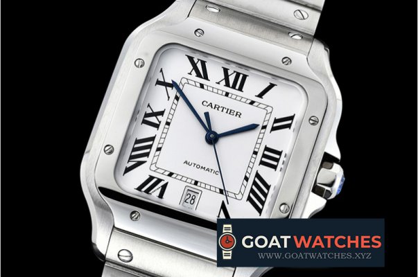 Cartier - Santos De Cartier 2018 Mens XL SS/SS Wht KOR MY9015