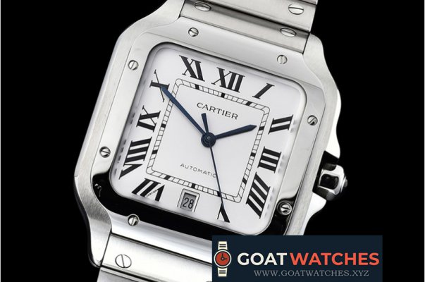 Cartier - Santos De Cartier 2018 Mens XL SS/SS Wht GF Ult MY9015