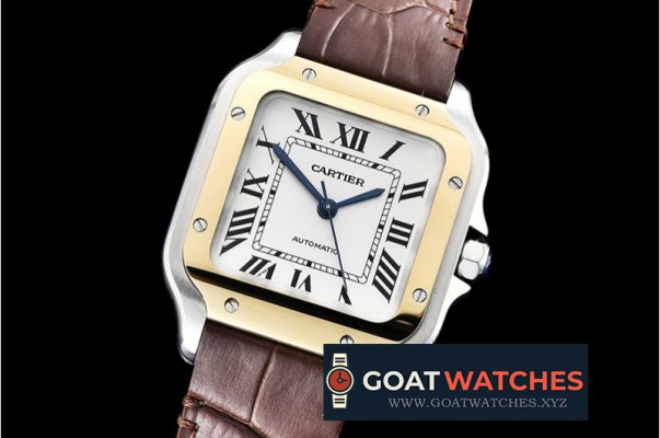 Cartier - Santos De Cartier Ladies 35mm YG/SS/LE Wht V6F MY9015