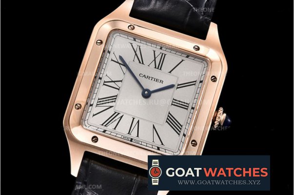 Cartier - Santos Dumont 31mm RG/LE White XF Swiss Quartz