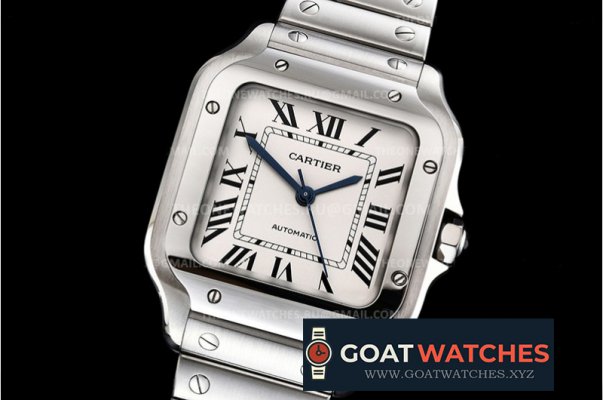 Cartier - Santos De Cartier Ladies 35mm SS/SS Wht BVF MY9015