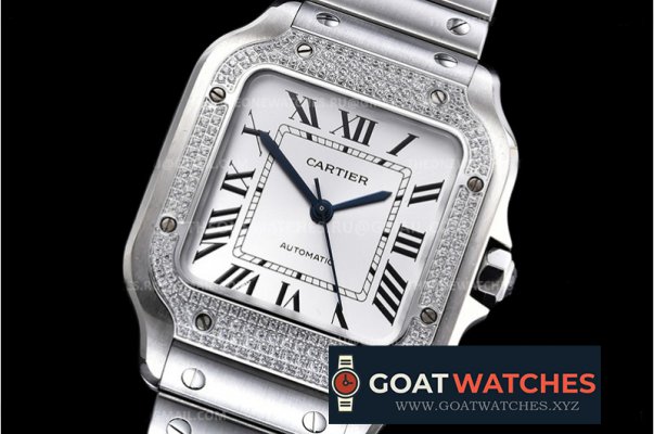 Cartier - Santos De Cartier Ladies 35mm Diams SS/SS BVF MY9015