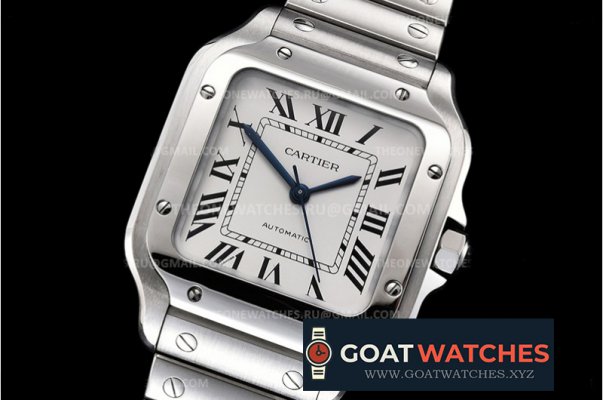 Cartier - Santos De Cartier 35mm Mens SS/SS White 3KF MY9015