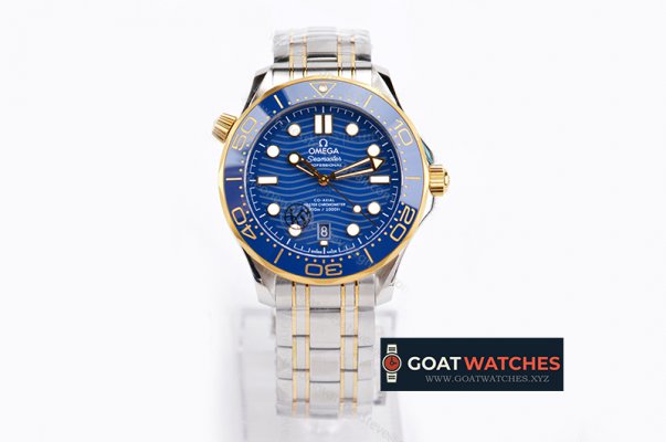 Omega - Seamaster Diver 300M YG/SS Blue Two Tone VSF Asia8800