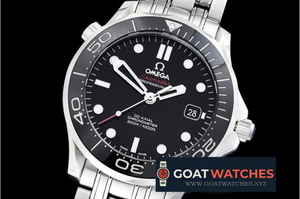 Omega -Seamaster Diver 300m Co-Axial Cer SS/SS Blk JHF A2836