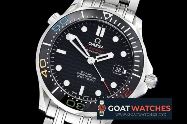 Omega - Seamaster Diver 2016 Rio Olympics SS/SS Blk JHF A2836