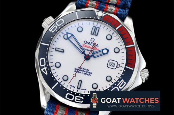 Omega - Seamaster Commander 007 SS/NY White URF MY8205 Mod