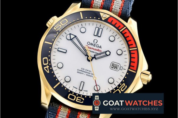 Omega - Seamaster Commander 007 YG/NY White OMF MY8205 Mod