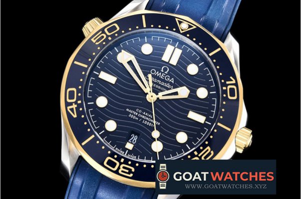 Omega - Seamaster 300m 2018 YG/SS/RU Blue OMF Asia 8800