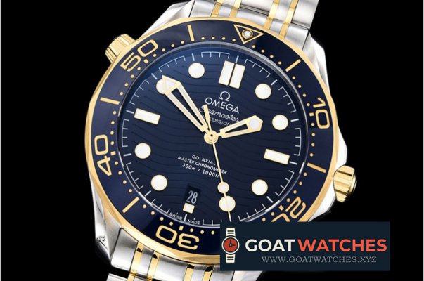 Omega - Seamaster 300m 2018 YG/SS Blue OMF Asia 8800