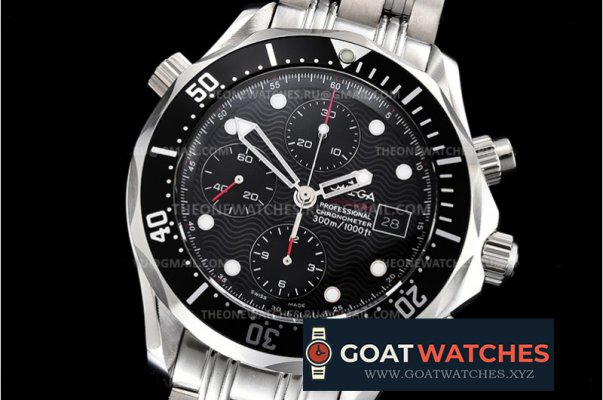 Omega - Seamaster 300M Chronograph SS/SS Black ACF Asia 7750