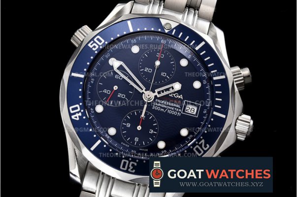 Omega - Seamaster 300M Chronograph SS/SS Blue ACF Asia 7750