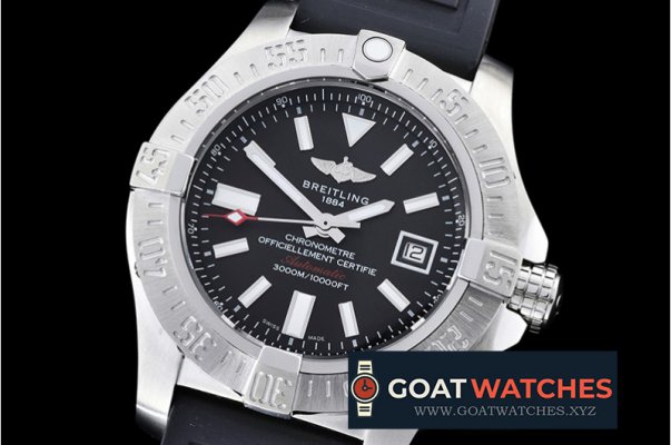 Breitling - Avenger SeaWolf 45mm SS/RU Blk/Stk A2836