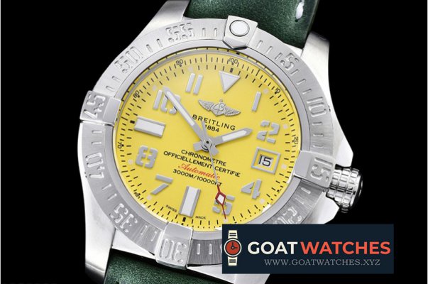 Breitling - Avenger SeaWolf 45mm SS/RU Yllw/Num A2836