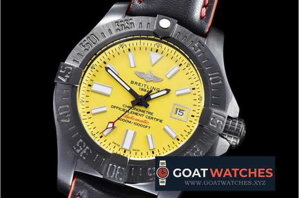 Breitling - Avenger Seawolf 45mm DLC/LE Black ANF Asia 2836